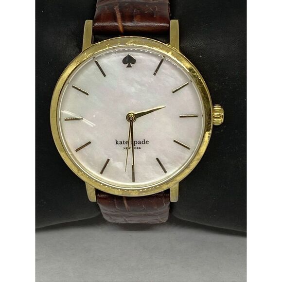 Kate Spade 0535 Women Brown Leather Analog White Dial Quartz Gemuine Watch XX874 main image 6